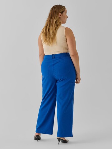 Bootcut Pantalon cargo VERO MODA en bleu