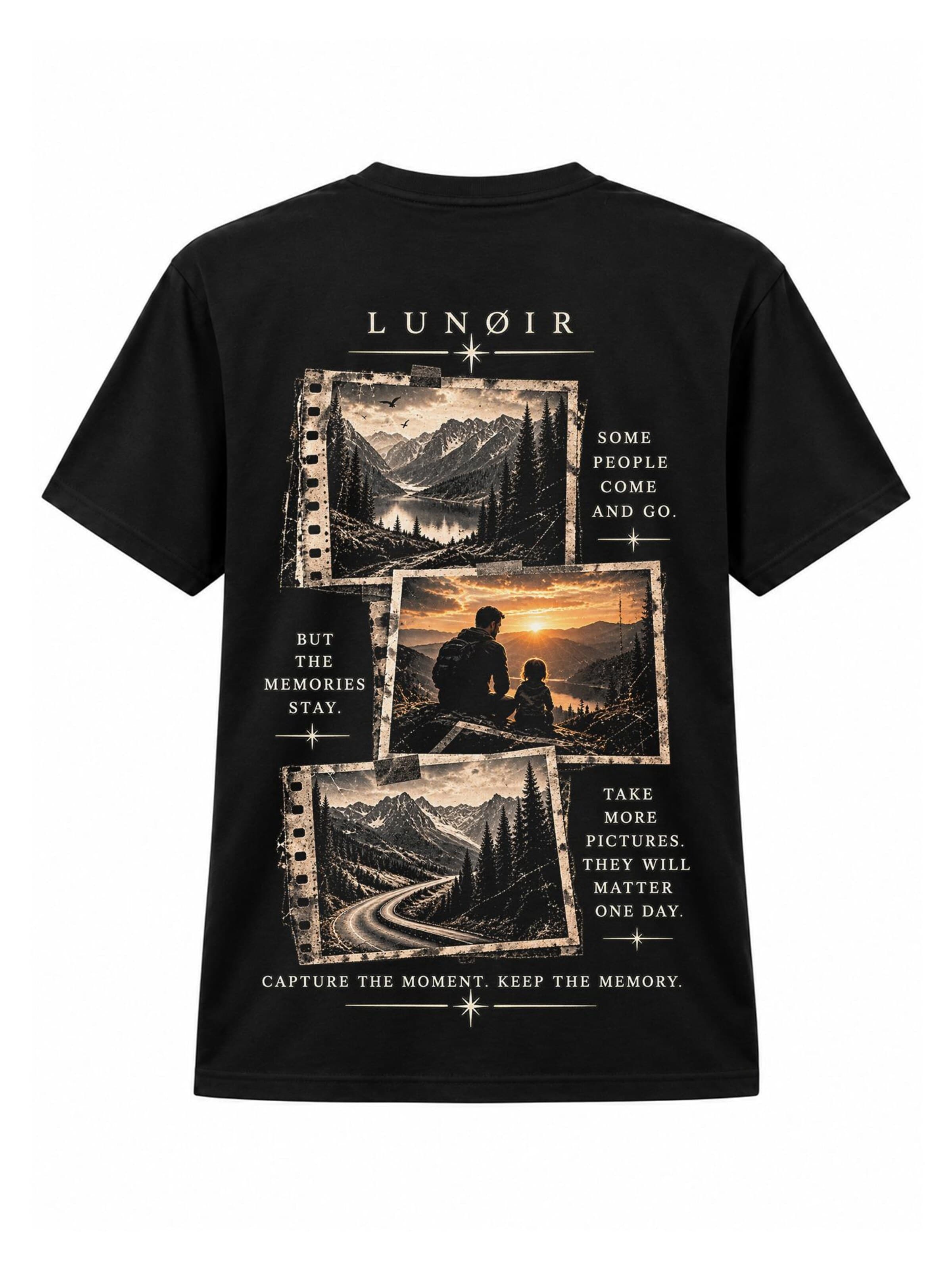 LUNØIR StudioMajica 'Capture the Moment' - crna boja: prednji dio