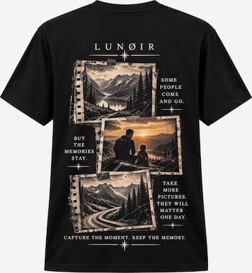 LUNØIR Studio Shirt 'Capture the Moment' in Schwarz: Vorderseite