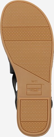 TOMS Sandale 'SICILY' in Schwarz