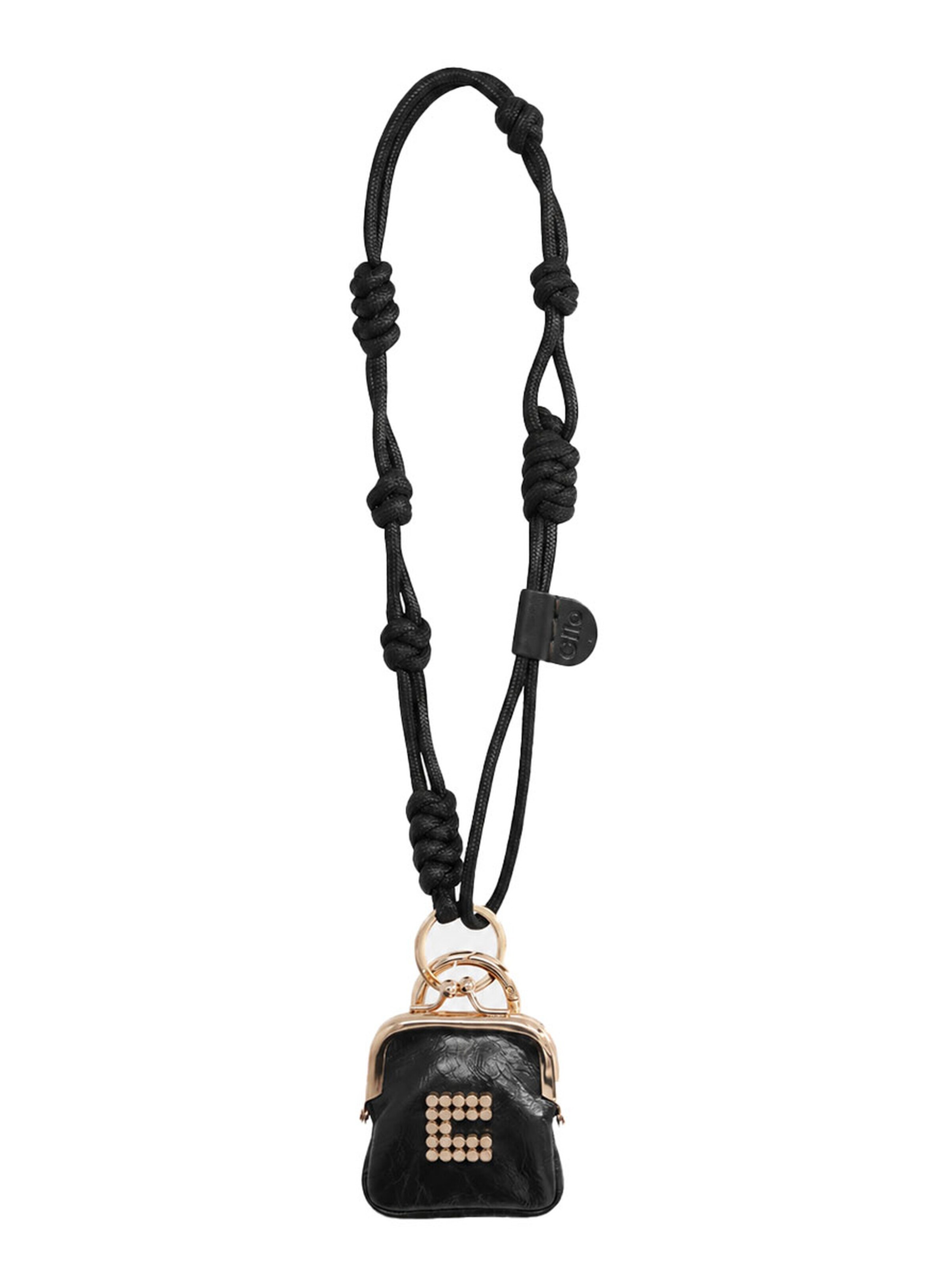 Clio Bag accessories 'COLETTE CHARM' in Black: front