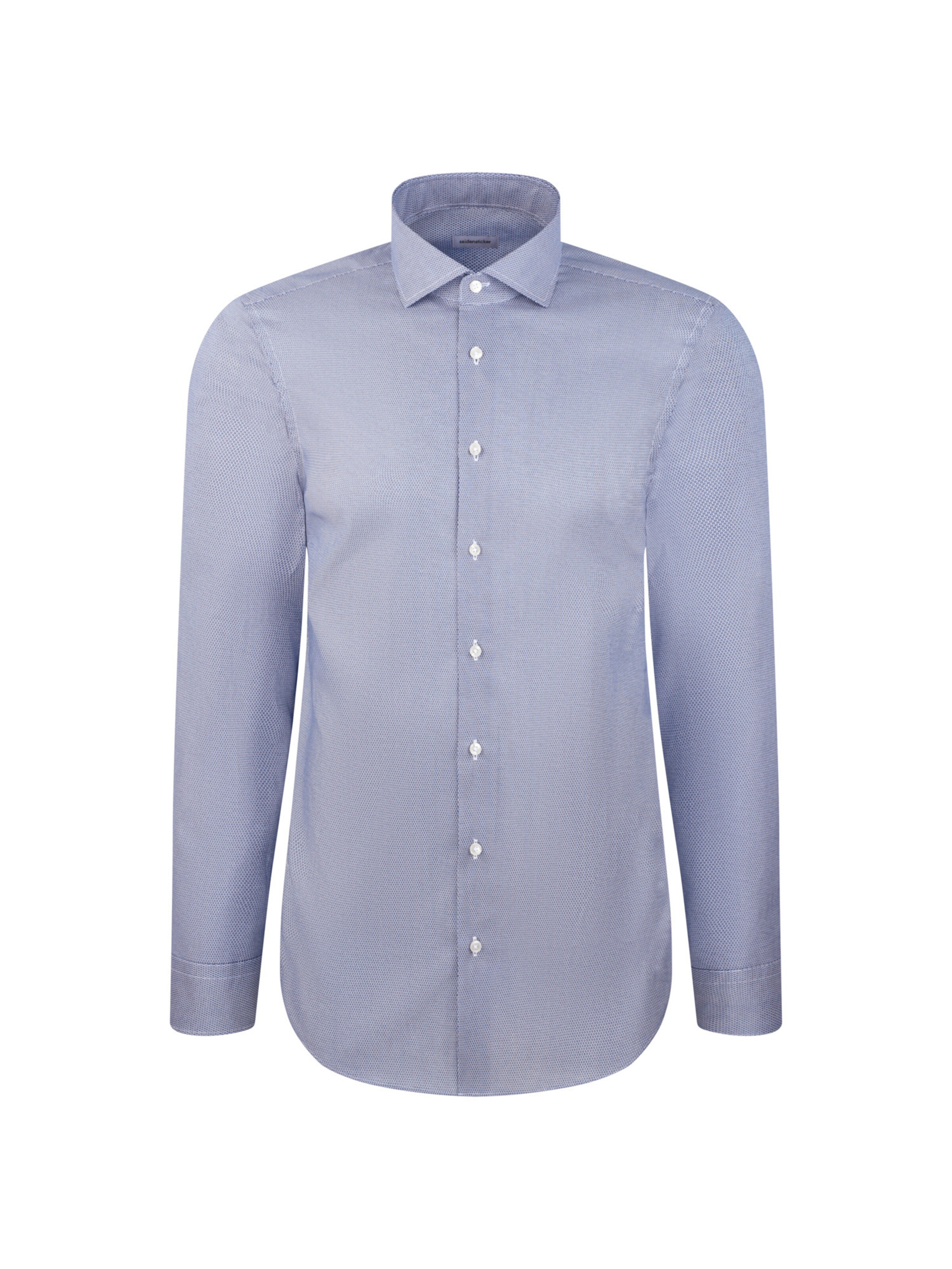 Coupe regular Chemise business 'Schwarze Rose' SEIDENSTICKER en bleu : devant
