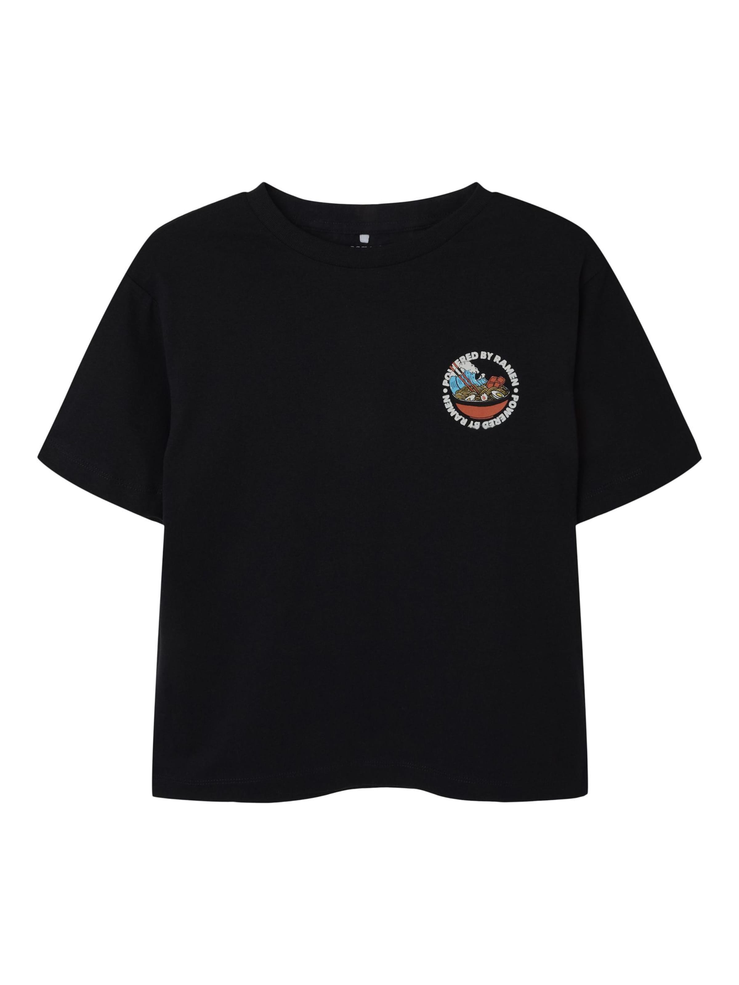 NAME IT Shirt in Black: front