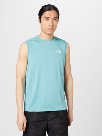 THE NORTH FACE - Camiseta funcional 'FOUNDATION' en azul: frente