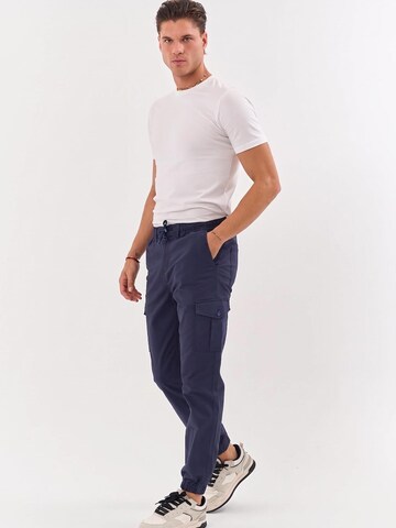 comeor Regular Cargo Pants 'Cargohose Herren' in Blue