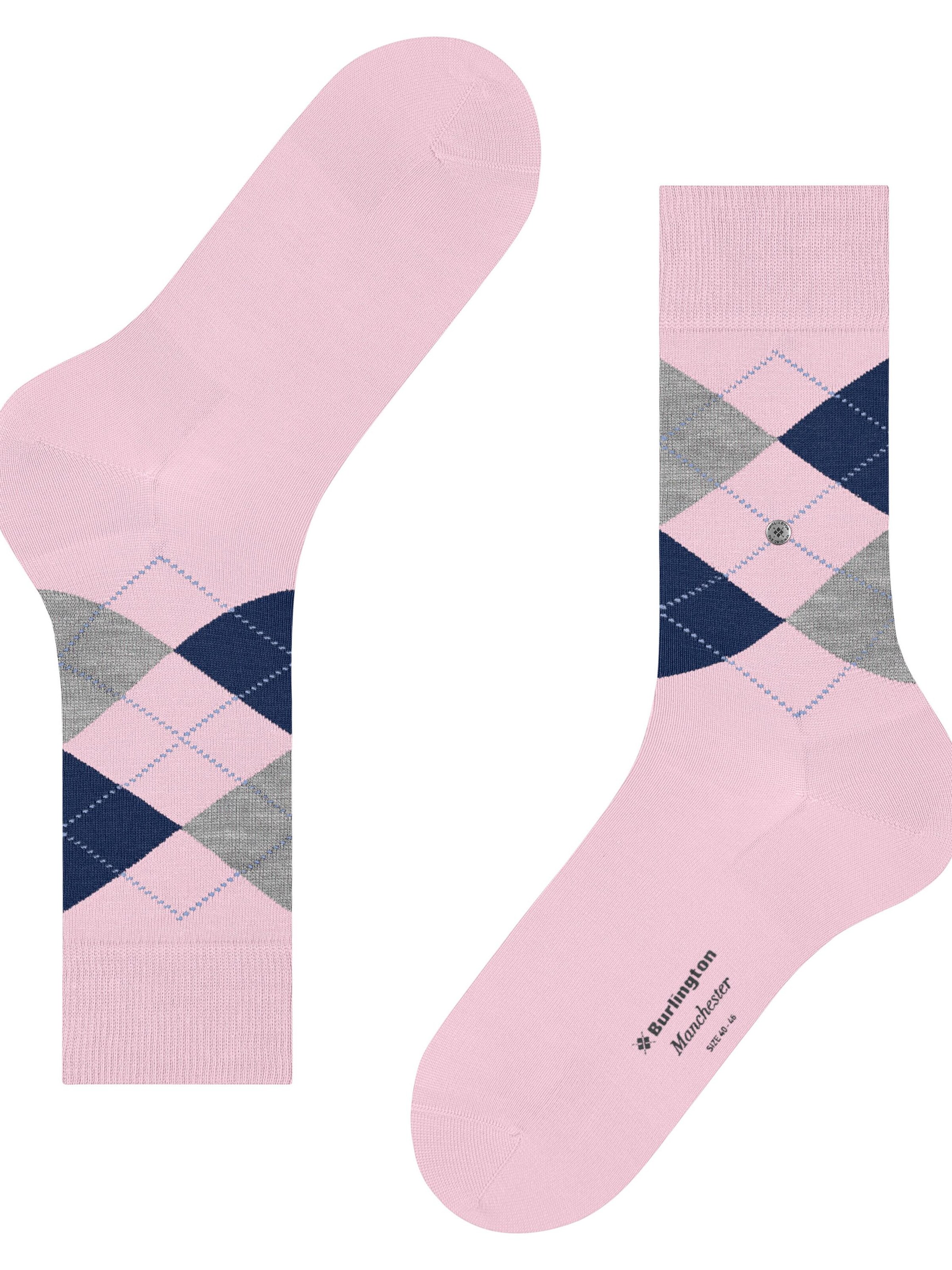 BURLINGTON Socks 'Manchester' in Pink