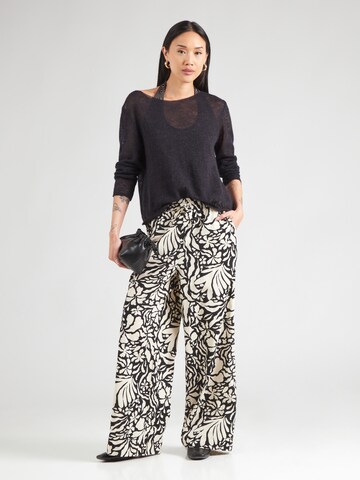 Largi Pantaloni 'ONLKALEEN' de la ONLY pe negru