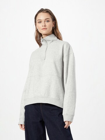 WEEKDAYSweater majica 'Essence' - siva boja: prednji dio
