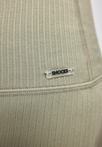 SNOCKS Skinny Spodnie sportowe w kolorze zielony