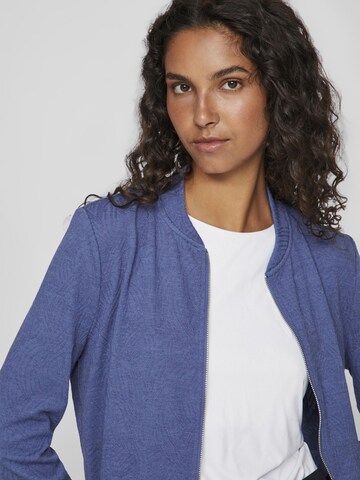 VILA Gebreid vest in Blauw