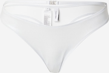 Calvin Klein Swimwear Bikinihose in Weiß: predná strana