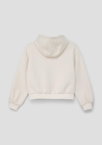 s.Oliver Zip-Up Hoodie in White