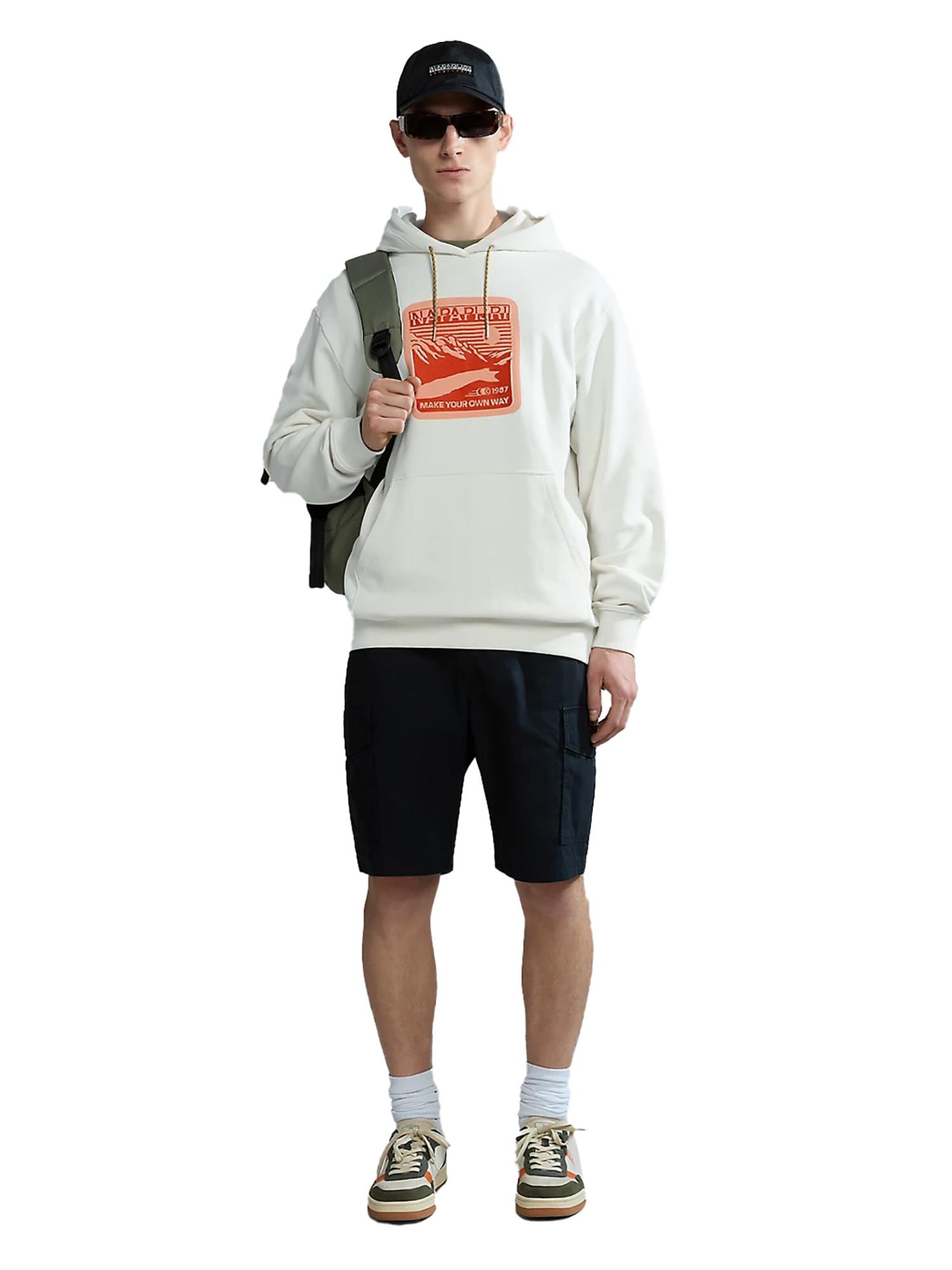 NAPAPIJRI Sweatshirt 'Boyd' in White