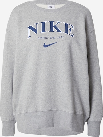 Nike Sportswear Sweatshirt in Grau: predná strana