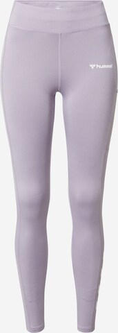 Hummel Skinny Sporthose 'Chipo' in Grau: predná strana