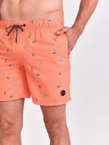 Pantaloncini da bagno 'Oasis' di Shiwi in arancione