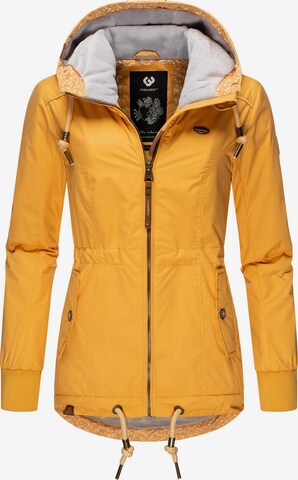 Veste fonctionnelle Ragwear en jaune : devant