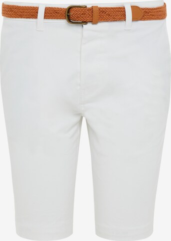 Slimfit Pantaloni 'Conta' di Threadbare in bianco: frontale