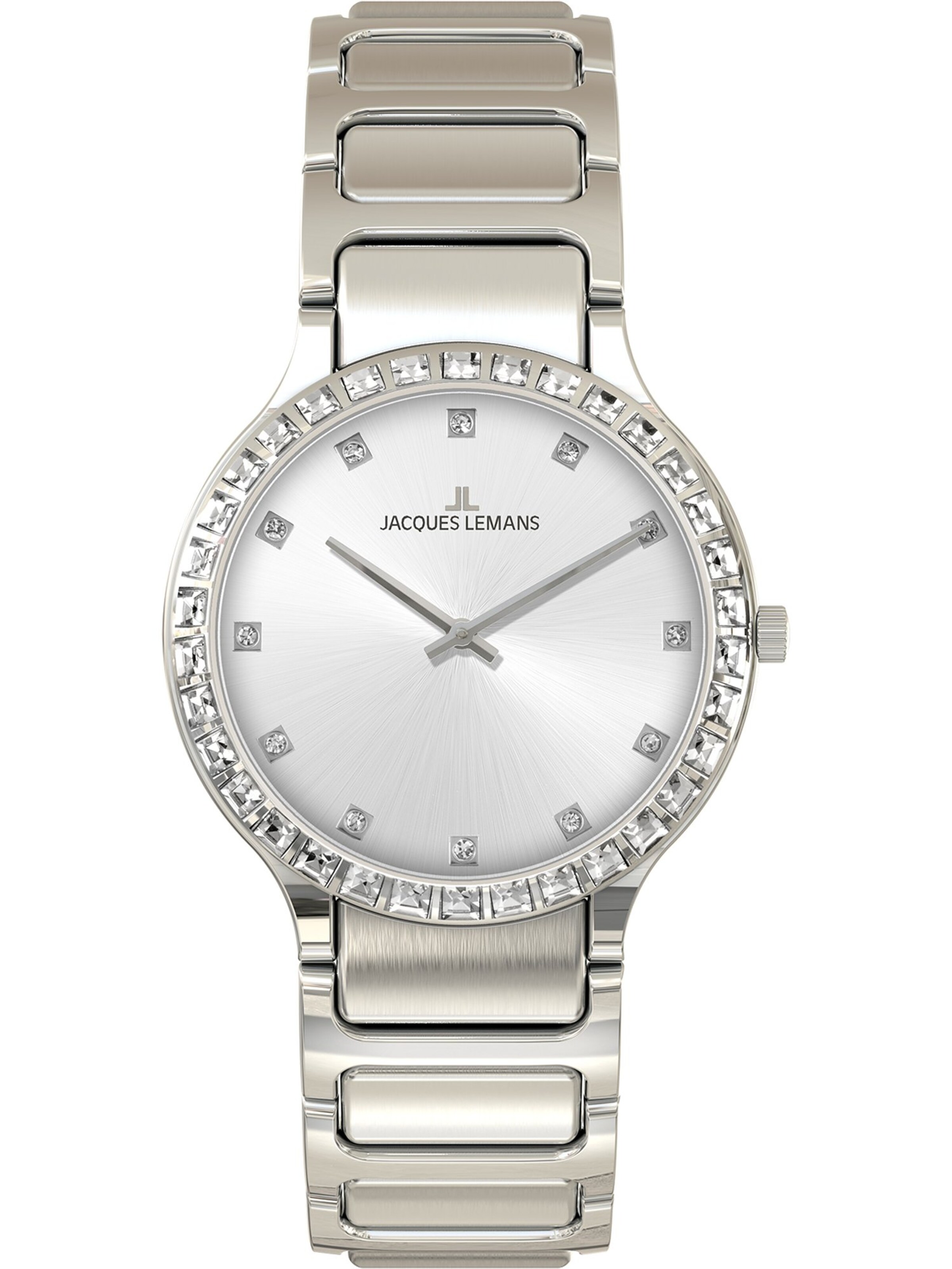 Jacques Lemans Uhr in Silber: Vorderseite