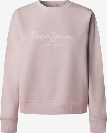 Pepe Jeans Sweatshirt 'Maty' in Roze: voorkant