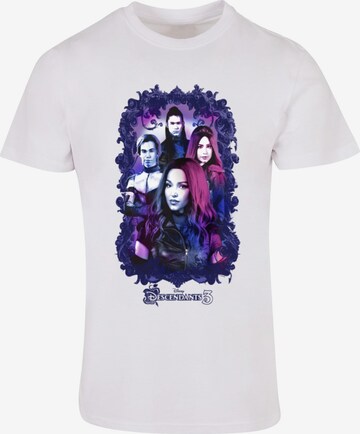 ABSOLUTE CULT Shirt 'The Descendants - Group Attitude' in White: front