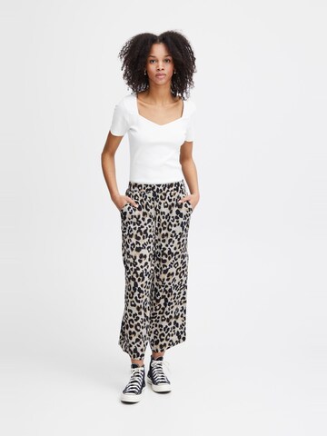 ICHI Regular Broek 'MARRAKECH' in Beige