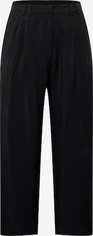 Guido Maria Kretschmer Curvy Loose fit Pleat-Front Pants 'Finja' in Black: front