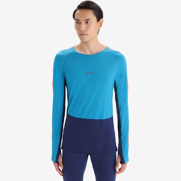 Base layer di ICEBREAKER in blu: frontale