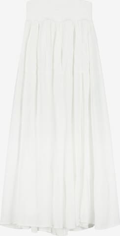 Bershka Skirt in White: front