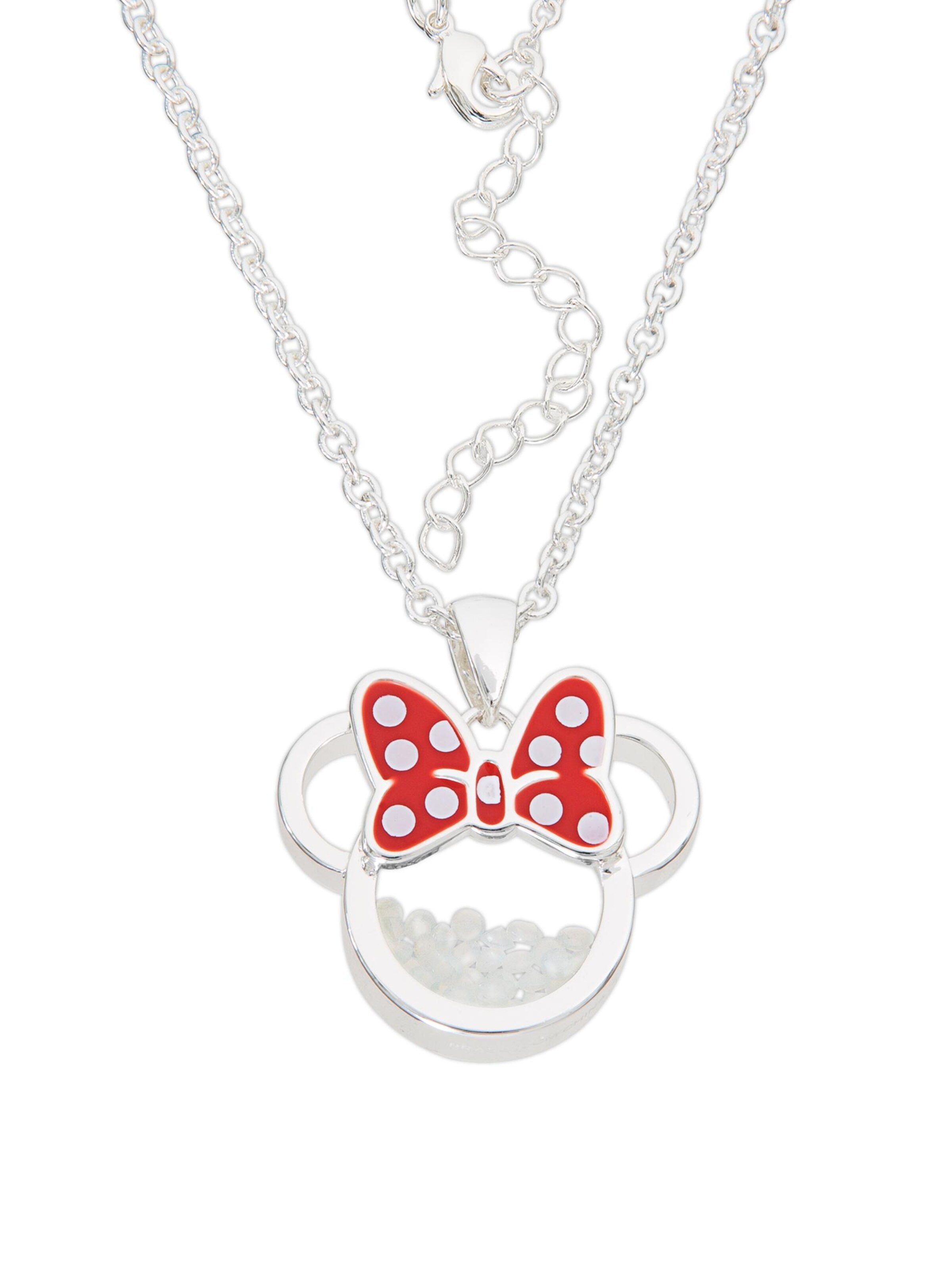 Bijou 'Minnie Mouse Geburtsstein' DISNEY en blanc