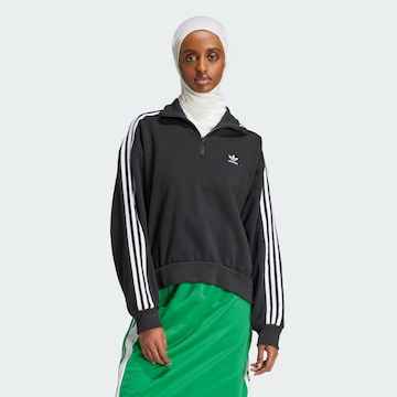 ADIDAS ORIGINALS Sweatshirt 'Adicolor' in Black: front