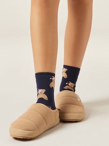 CALZEDONIA CHRISTMAS, FAMILY in Blau