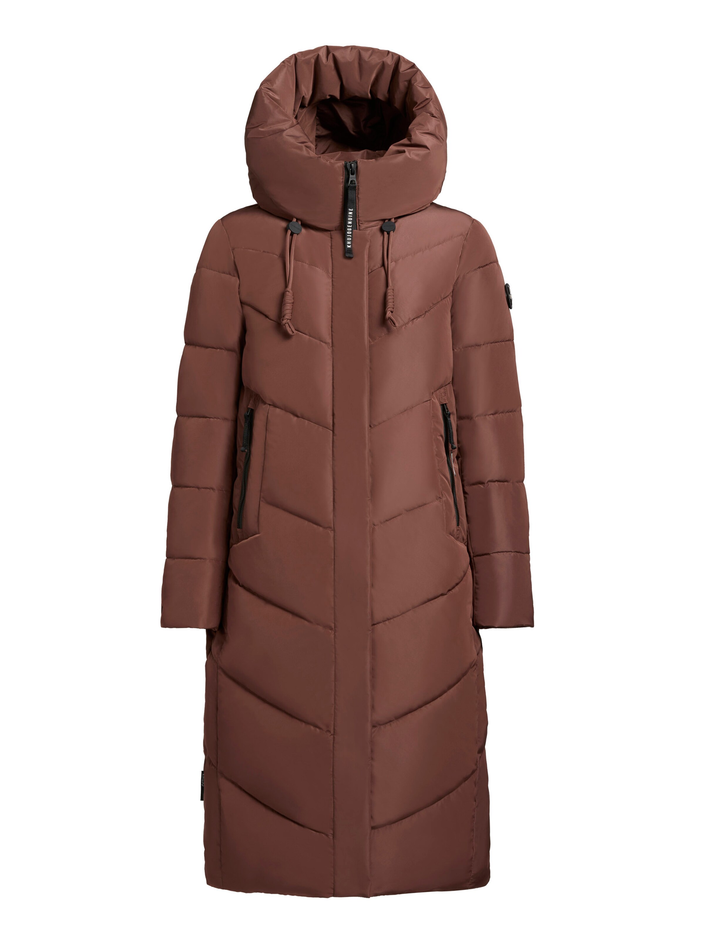 Cappotto invernale 'Taru' di khujo in marrone: frontale