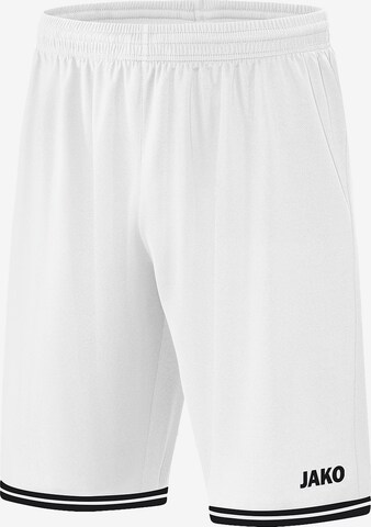 JAKO Workout Pants 'Center 2.0' in White: front