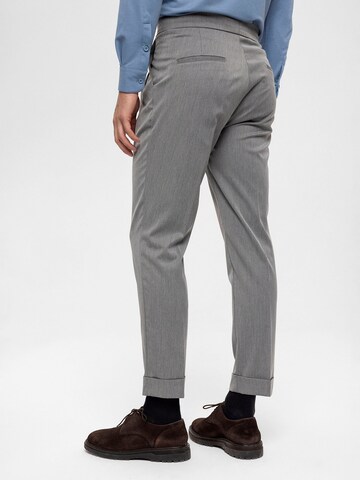 Regular Pantalon à plis Antioch en gris