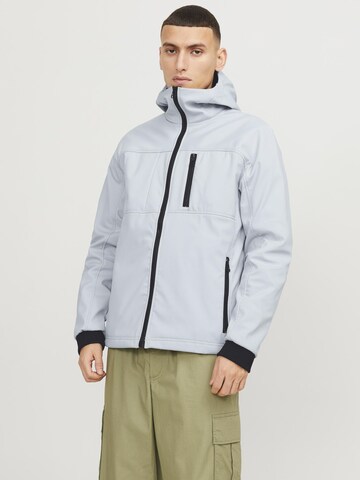 Veste outdoor JACK & JONES en gris : devant