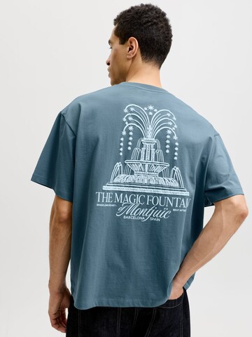 JACK & JONES - Camiseta en azul: frente