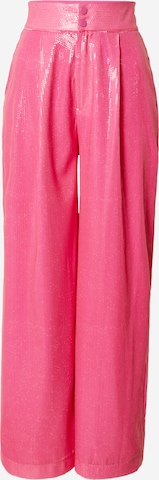 Wide Leg Pantalon à pince 'ELENA' Olivia Rubin en rose : devant