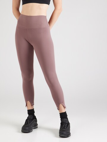 NIKE - Skinny Pantalón deportivo 'ONE' en lila: frente