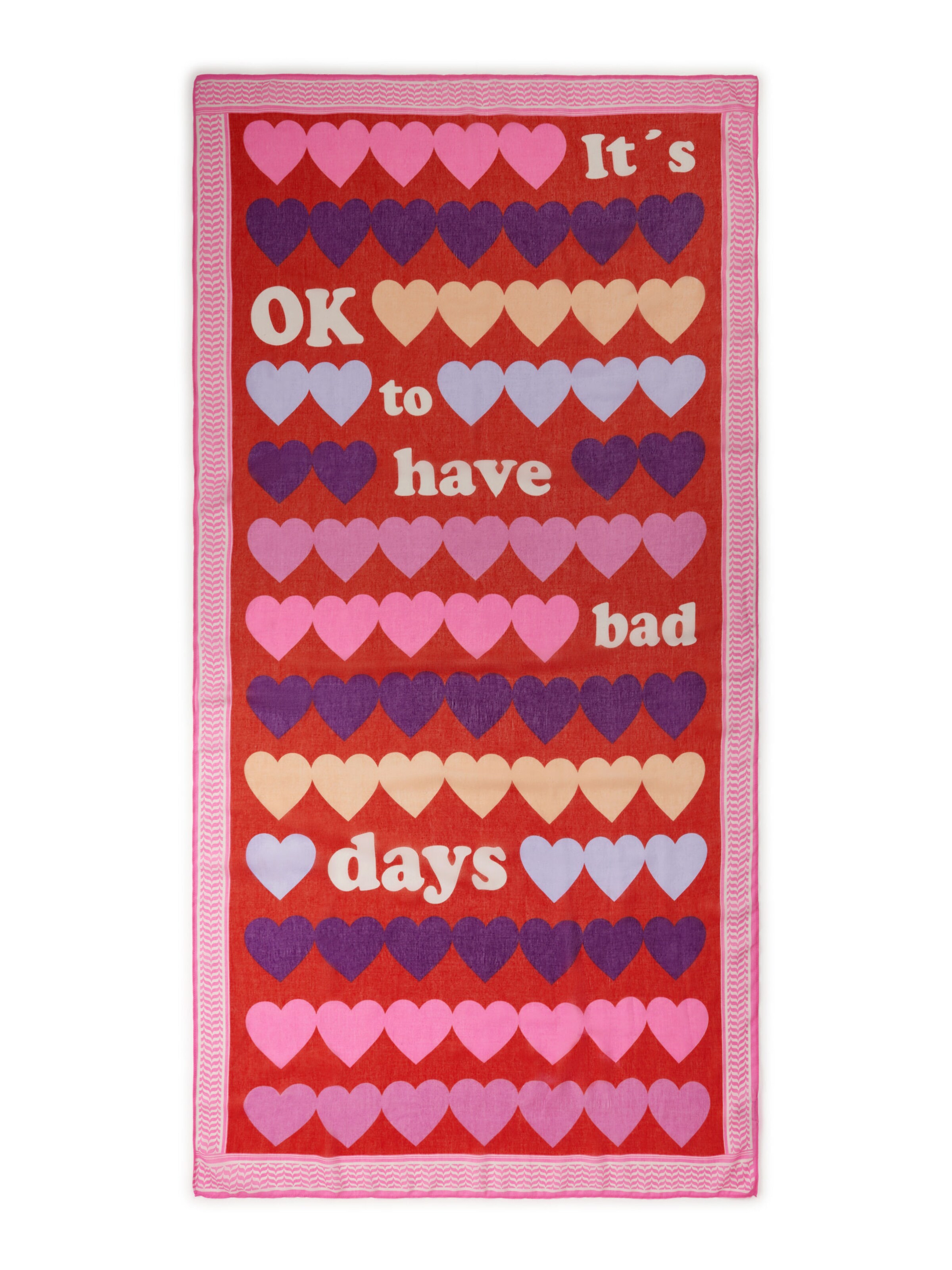 Écharpe CODELLO en rouge