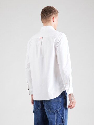 Superdry Regular fit Overhemd 'Essentials' in Wit