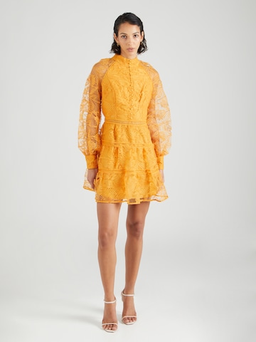 True Decadence Shirt Dress in Orange: front