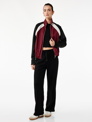 Koton Wide Leg Hose in Schwarz: Vorderseite