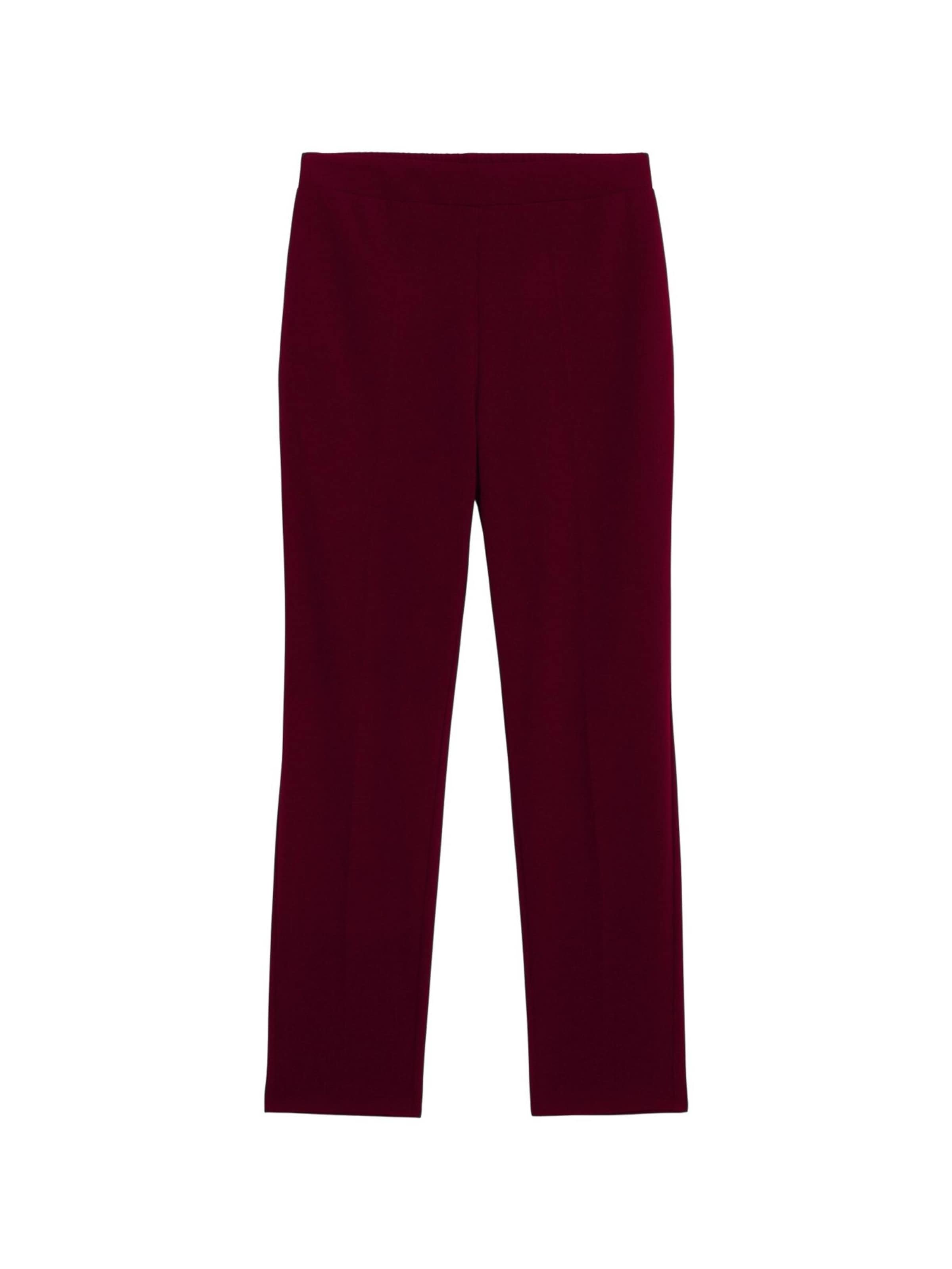 Regular Pantalon oltre en rouge : devant