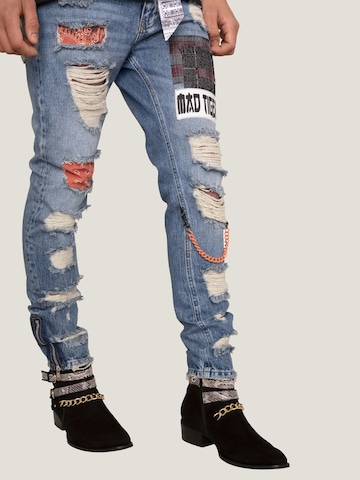 MAD TIGERS Boots 'SNAKE BUCKLE' in Black