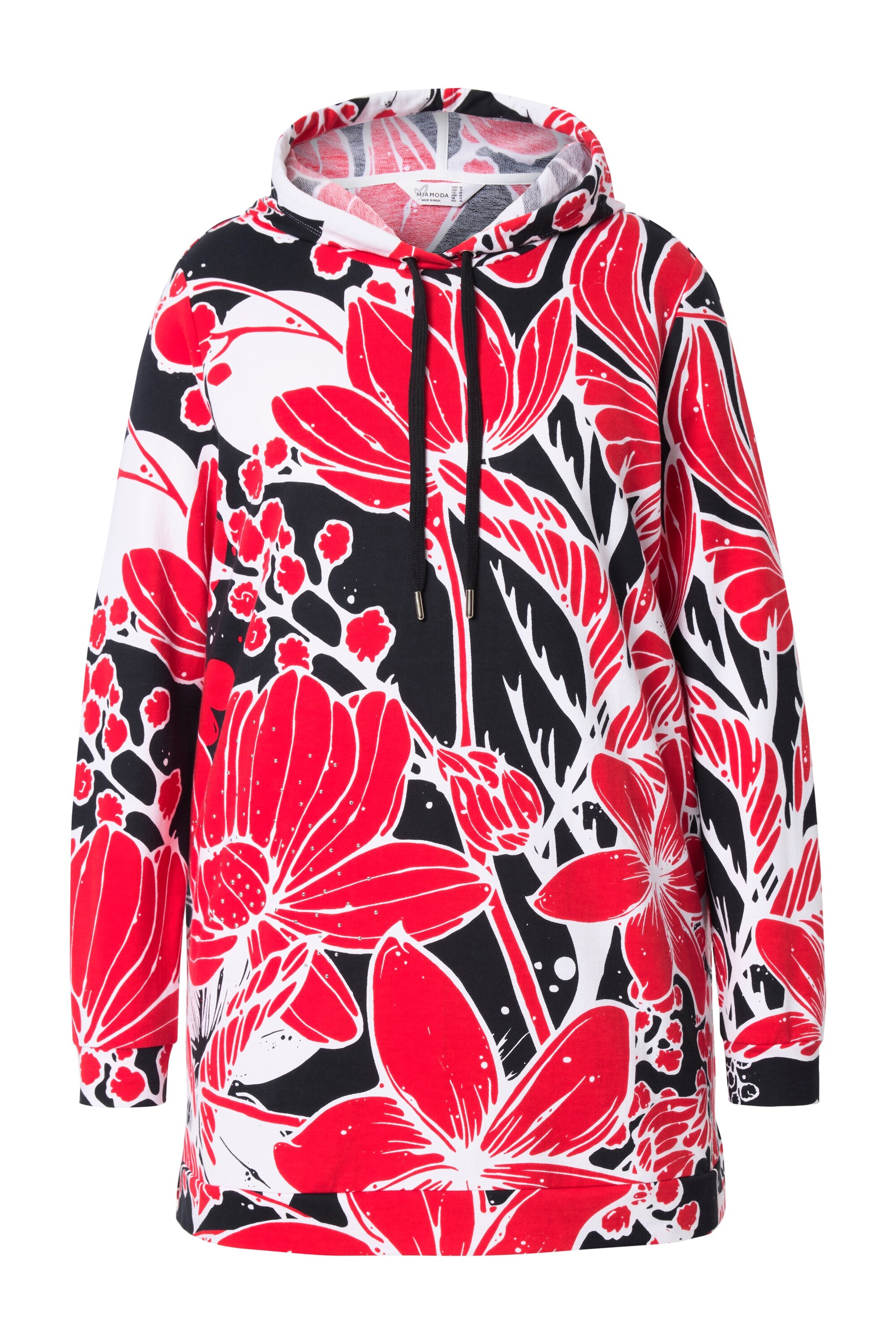 MIAMODA Sweatshirt in Rood: voorkant