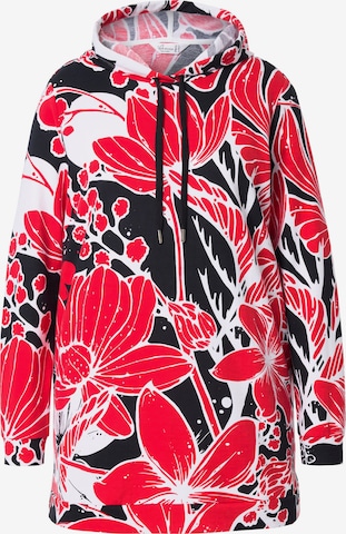 Sweat-shirt MIAMODA en rouge : devant