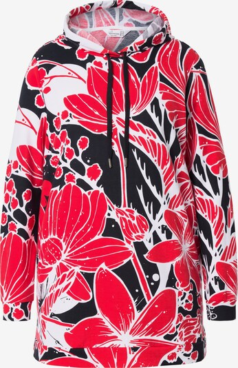 MIAMODA Sweatshirt in XL in purpur / schwarz / weiß, Produktansicht