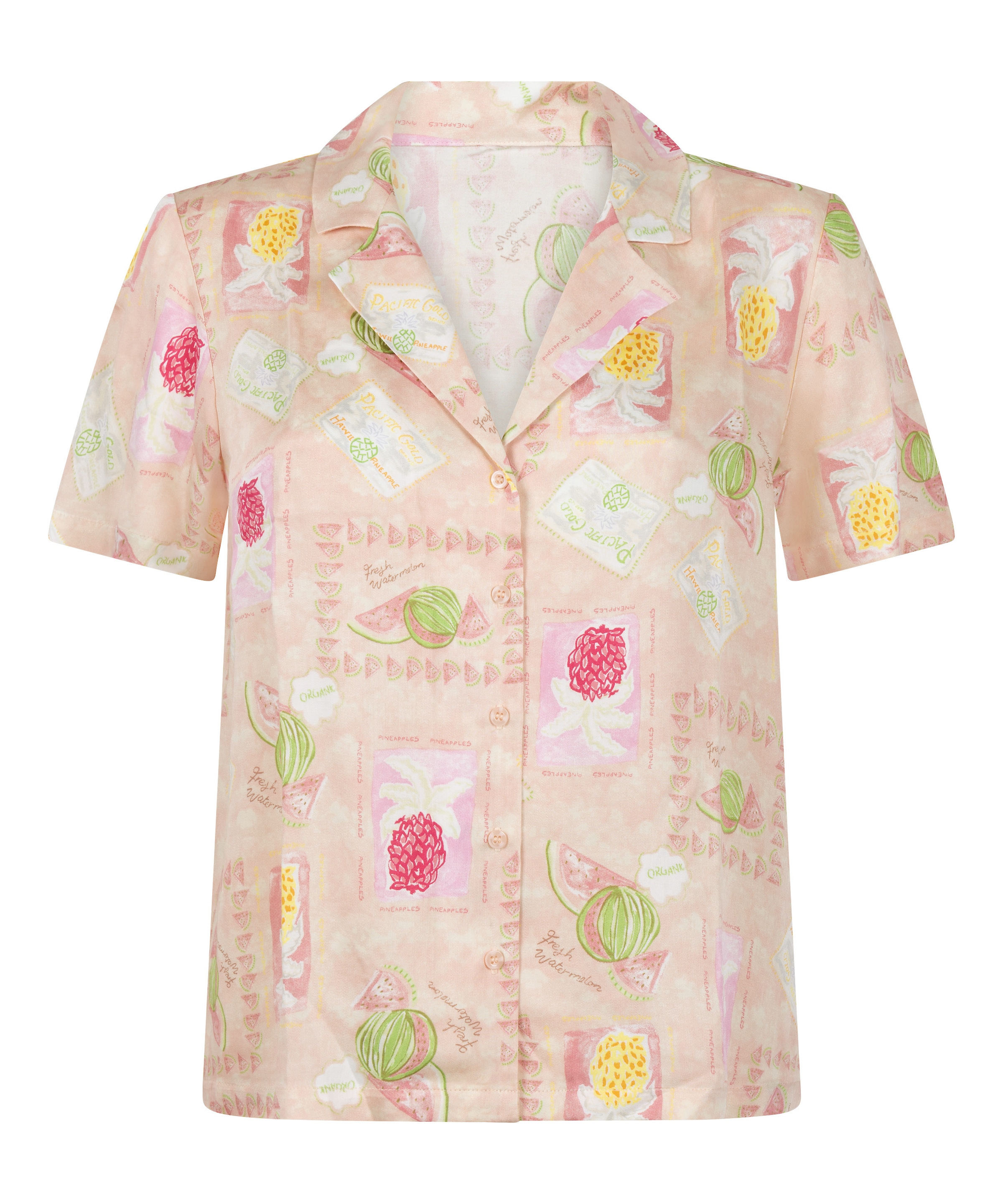 Chemise de nuit Hunkemöller en orange : devant