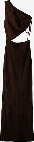Bershka Summer Dress in Brown: front